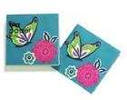 teal napkins  