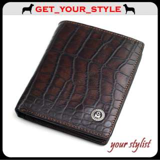 New Mens Cowhide Leather Wallet Zipper Coin Purse ★HOT★  