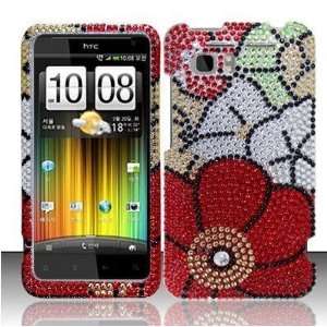 HTC Vivid / Holiday (At&t) Full Diamond Design Cover   Fall Flowers 