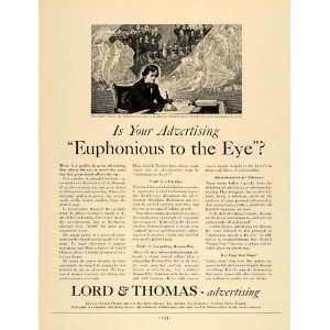   Ad Advertising Lord Thomas Beethoven Euphonious   Original Print Ad