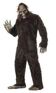 Adult Bigfoot Full Suit Costume Halloween Gorilla  