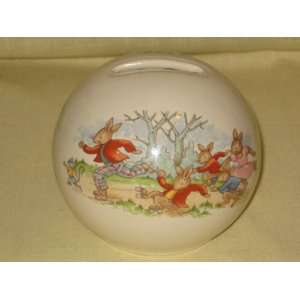    Vintage Royal Doulton  Bunnykins  Porcelain Bank 