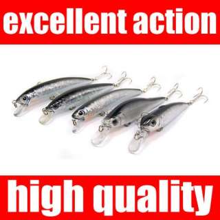 FISHING LURES Lots Minnow Popper Lure Crankbaits BW10  