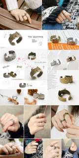New Fashion Retro Vintage Cute Lovely Bear Rings Gift  