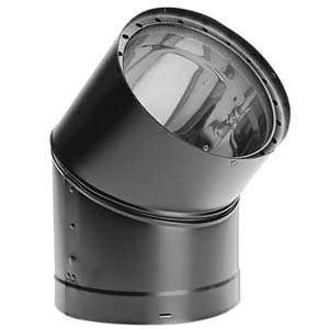  Dura Vent 6 Inch Double Wall Fixed Elbow   45 Degree