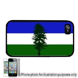  Cascadian Flag Apple iPhone 4 4S Case Cover Black 