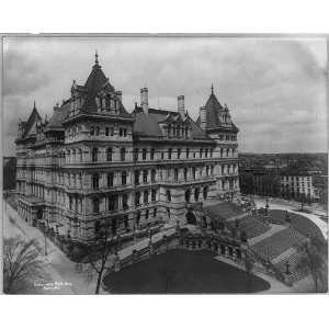  State Capitol,Albany,New York,NY,c1915,Stairs,bridge