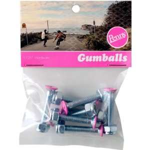  Penny Gumball 1.125 Phillips Pink Hardware   Single Set 