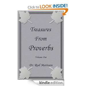 Treasures from Proverbs, Volume 1 (Mattoons Treasures) Rod Mattoon 