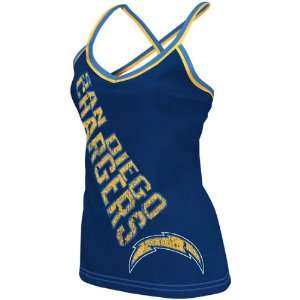  San Diego Chargers Womens Cheer Tank Top Sports 