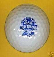 BEER logo golf ball PABST BLUE RIBBON  