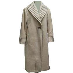 Komitor Womens Long Fleece Coat  