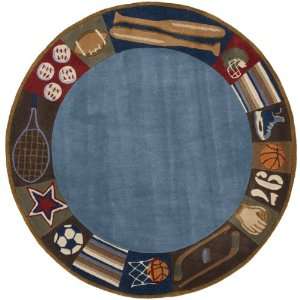  Whimsy Sports Round Rug