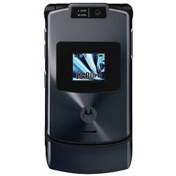 Motorola V3XX Titanium 3G Razr Unlocked GSM Cell Phone  