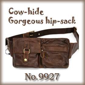 OFFER GIFT★ Rolendio 5Type Gorgeous Hip Sack Cow hide  