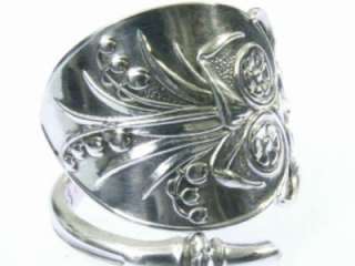 Gorham LILY OF THE VALLEY Sterling Ring 1870 VERY RARE  