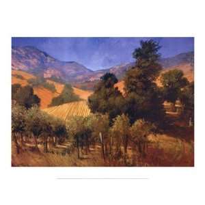    Southern Vineyard Hills by Philip Craig 32x24