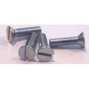   Screws / Slotted / Flat Head / 18 8 Stainless Steel / 2,000 Pc. Carton