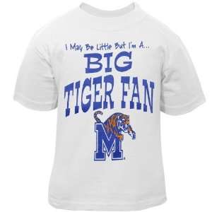    Memphis Tigers Infant White Big Fan T shirt