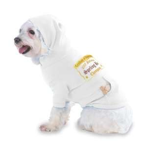  National Speling Be Champion Hooded T Shirt for Dog or Cat 