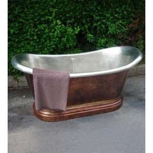   Copper Bathtub with No Faucet Drillings 0711 58