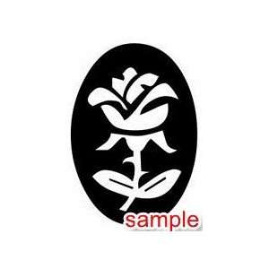  FLOWERS AND PLANTS FLOWER 05 13 WHITE VINYL DECAL STICKER 