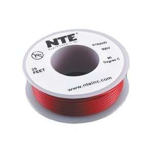  NTE Electronics WH24 02 25 HOOKUP WIRE 300VHU 25 FT 