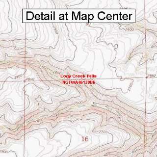   Map   Logy Creek Falls, Washington (Folded/Waterproof) Sports