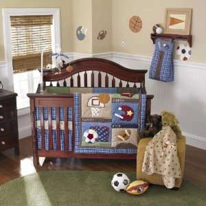 Jr. Varsity 4 Piece Baby Crib Bedding Set by Just Born