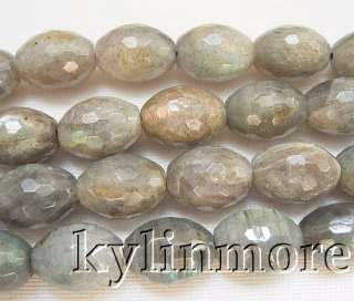 8SE07956a  12x16mm labradorite Faceted Drum Beads 15  