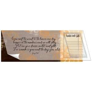  Scarlet & Gold Vellum and Cardstock Overlay Office 