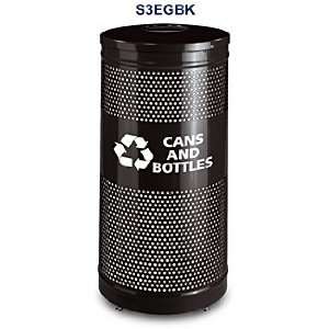   Recycle Receptacle Black Recycle Receptacle S3EGBK