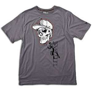  New Era Skull Stencil T Shirt   Mens