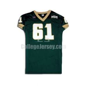   61 Game Used Colorado State Russell Football Jersey