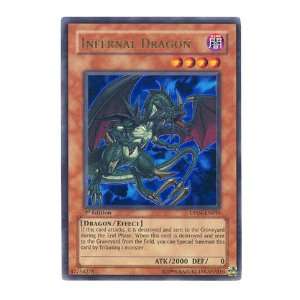  Yugioh Infernal Dragon Ultra Rare Card Toys & Games