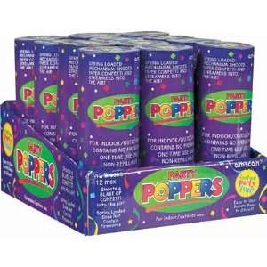  Confetti Party Poppers 12ct Toys & Games