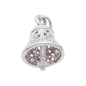 Rembrandt Charms Bell Charm, Sterling Silver Jewelry