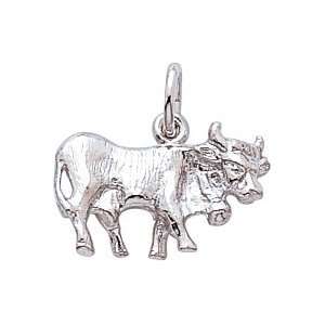  Rembrandt Charms Cow Charm, Sterling Silver Jewelry