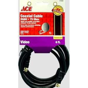  3 each Ace Rg6 Video Coaxial Cable (3102662)