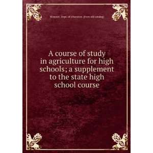   high schools; a supplement to the state high school course Missouri