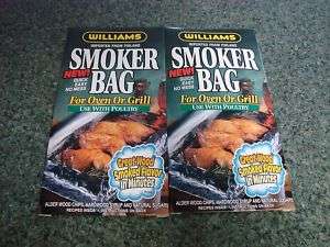 NEW SMOKER BAGS POULTRY OVEN GRILL FINLAND ALDER WOOD  