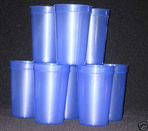 10 20oz TRANSLUCENT PURPLE PLASTIC DRINKING GLASSES CUP  