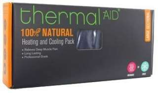 NEW THERMAL AID 100% NATURAL HEATING & COOLING PACK LARGE SECTIONAL 
