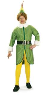 16894 Std Buddy Elf Costume Christmas Green  