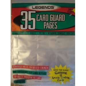LEGENDS 35 CARD PROTECTORS GUARD PAGES TRADING GAMING Heavyweight 