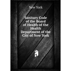  Code of the Board of Health of the Department of Health of the city 