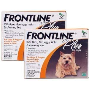  Merial Frontline Plus Flea and Tick Control for Dogs Pet 