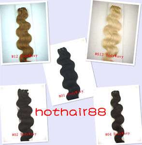 More Color 7pcs BW 2080g Human Hair Clip In Extension  