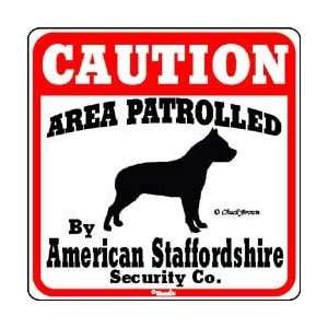  American Staffordshire Terrier Sign Patio, Lawn & Garden