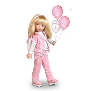 Walk For The Cause Doll In Support Of Breast Cancer Awareness by 